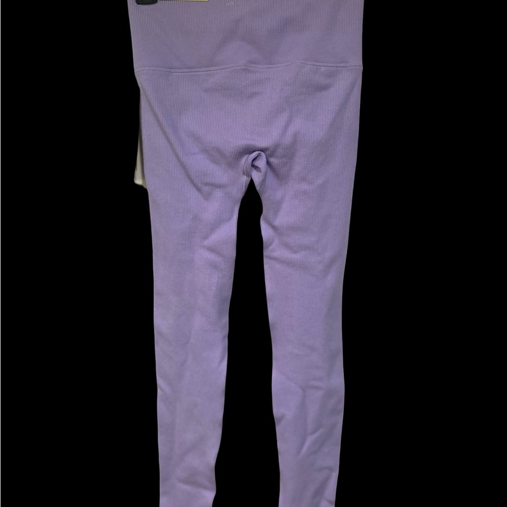 Womens lavender Leggings - Picture 3 of 6